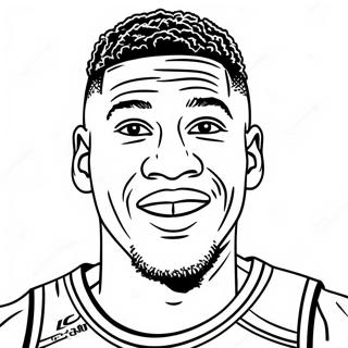 Giannis Antetokounmpo Kleurplaat | Giannis kleurplaat