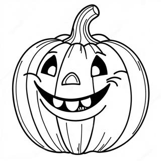 Glunderende Jack O Lantern Kleurplaat | Jack O Lantern kleurplaat