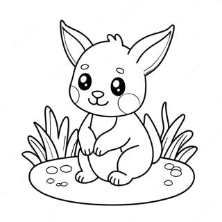Schattige Mini Dieren Kleurplaat | Schattig Mini kleurplaat