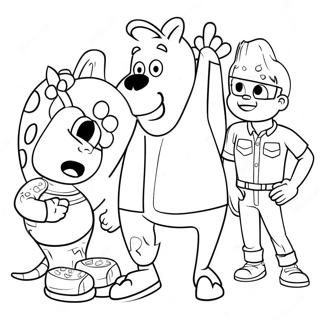 Kleurplaat van Nickelodeon | Nickelodeon kleurplaat