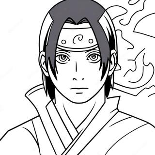 Itachi Uchiha Kleurplaat | Itachi kleurplaat