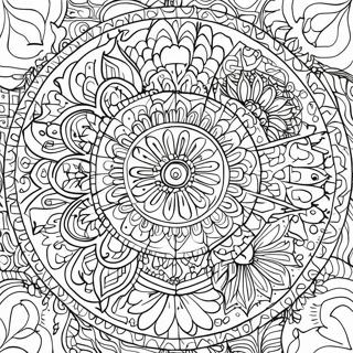 Creatieve Mandala Kleurplaat | Creatief kleurplaat