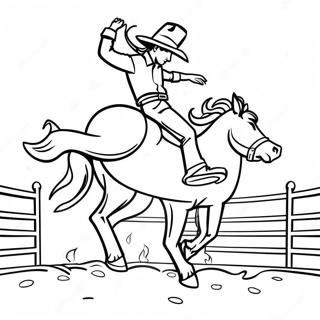 Rodeo Kleurplaat | Rodeo kleurplaat