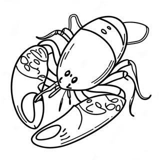 Lobster Kleurplaat | Kreeft kleurplaat