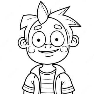 Hey Arnold Kleurplaat | Hey Arnold kleurplaat