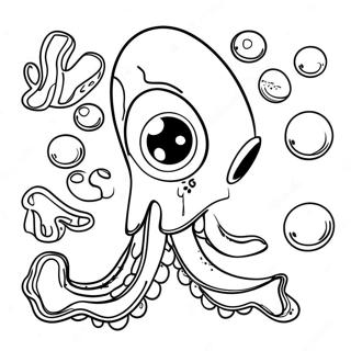 Squid Game Kleurplaat | Squid Game kleurplaat