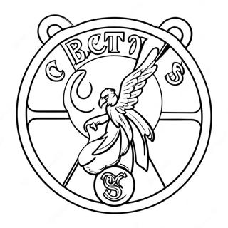 Celtics Logo Kleurplaat | Celtics kleurplaat
