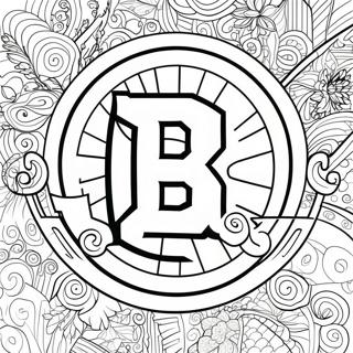 Bruins Logo Kleurplaat | Bruins kleurplaat