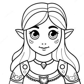 Zelda Kleurplaat | Zelda kleurplaat