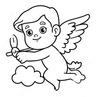 Cupido Kleurplaat | Cupido kleurplaat
