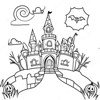 Halloweentown Kleurplaten