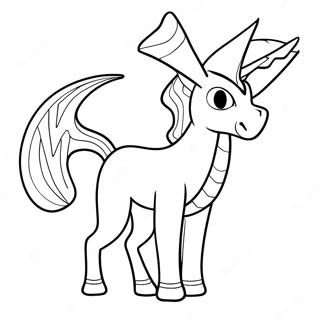 Arceus Kleurplaat | Arceus kleurplaat