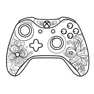 Xbox Controller Kleurplaat | Xbox Controller kleurplaat