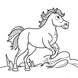 Bronco Kleurplaat | Bronco kleurplaat