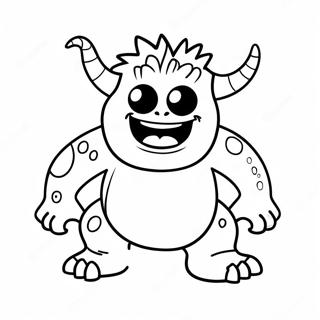 Monster Kleurplaat