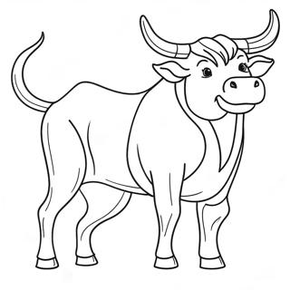 Stier Kleurplaat | Stier kleurplaat
