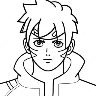 Boruto Kleurplaat | Boruto kleurplaat