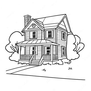 Huis Kleurplaat