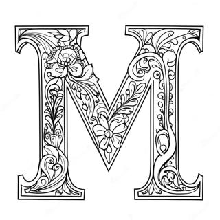 Letter M Kleurplaten