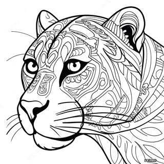 Panter Kleurplaat | Panter kleurplaat