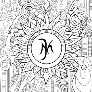 Death Note Logo Kleurplaat | Death Note kleurplaat