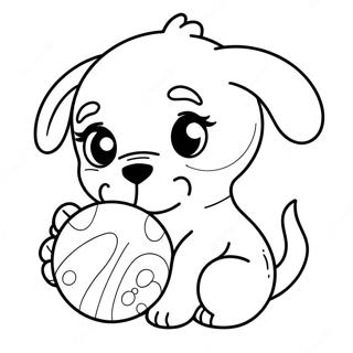Realistisch Schattige Puppy Kleurplaten