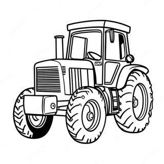 Case Tractor Kleurplaat | Case Tractor kleurplaat