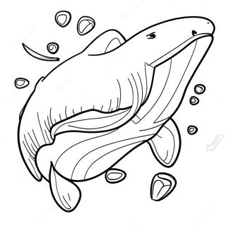 Fierce Megalodon Zwem Kleurplaat | Megalodon kleurplaat