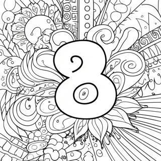 Nummer 3 Kleurplaat | Nummer 3 kleurplaat