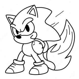 Sonic Zilver Kleurplaat | Sonic Zilver kleurplaat