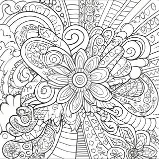 Groovy Patronen Kleurplaat | Groovy kleurplaat
