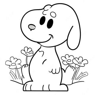 Snoopy Kleurplaat | Snoopy kleurplaat