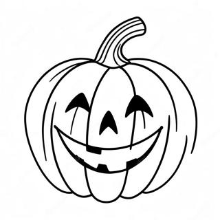 Glunderende Jack O'Lantern Kleurplaat | Jack O'Lantern kleurplaat