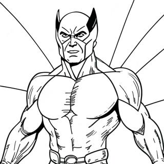 X-Men Kleurplaat | X-Men kleurplaat