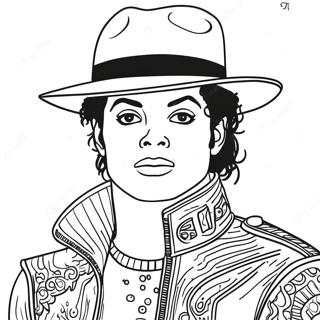 Michael Jackson Kleurplaat | Michael Jackson kleurplaat