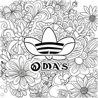 Adidas Logo Kleurplaat | Adidas kleurplaat