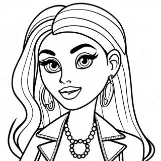 Mode Bratz Kleurplaat | Mode Bratz kleurplaat