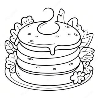 Kleurplaat van IHOP-logo | IHOP kleurplaat