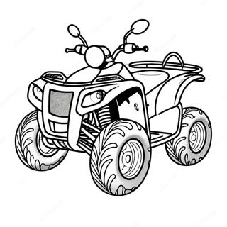 ATV Kleurplaat | ATV kleurplaat