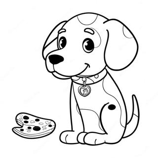 Marshall met Dalmatische Puppy Kleurplaat | Marshall kleurplaat