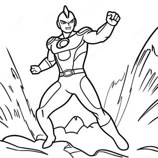 Ultraman Kleurplaat | Ultraman kleurplaat