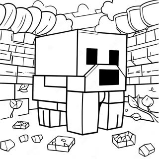 Minecraft Kleurplaat | Minecraft kleurplaat
