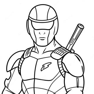 GI Joe Kleurplaat | GI Joe kleurplaat