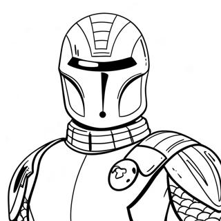 Cobra Commander GI Joe Kleurplaat | GI Joe kleurplaat