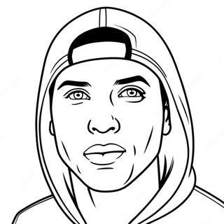 Eminem Kleurplaat | Eminem kleurplaat