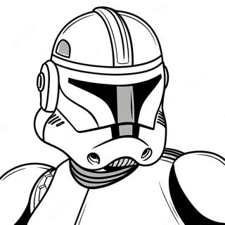 Clone Trooper Kleurplaat | Clone Trooper kleurplaat