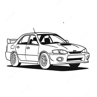 Subaru Kleurplaat | Subaru kleurplaat