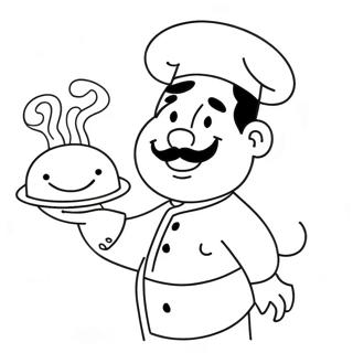 Chef Kleurplaat | Chef kleurplaat