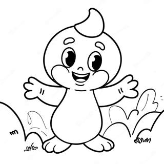 Casper het Vriendelijke Spook Kleurplaat | Casper kleurplaat
