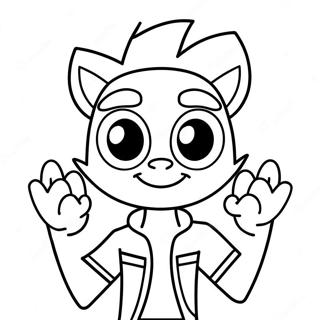 Johnny Test Kleurplaat | Johnny Test kleurplaat